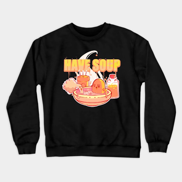 Soup Dish Crewneck Sweatshirt by Kitvinicius